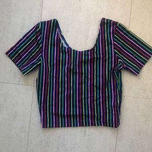 American Apparel Copped Coloured Tee